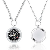 Engraved Compass Necklace | Perfect Personalized Gift